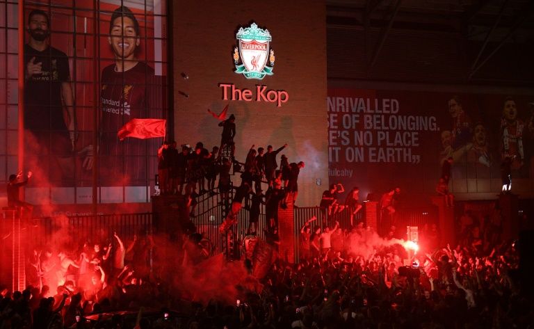 Jubilation as Liverpool win Premier League to end 30-year drought