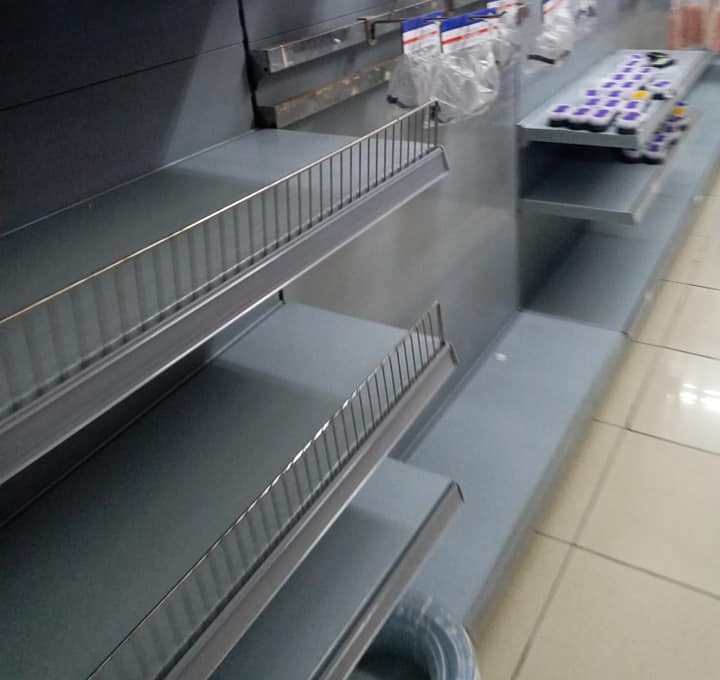 Empty shelves at Tuskys leave customers in shock