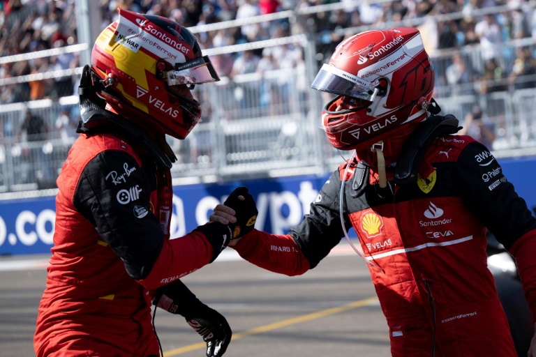 Ferrari's Leclerc grabs pole and praises 'crazy' Miami fans