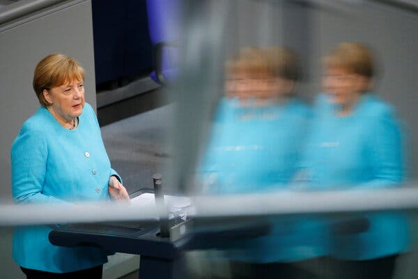 “The newly arising variants, especially now the Delta variant, are a warning for us to continue to be careful,” Chancellor Angela Merkel of Germany told lawmakers.