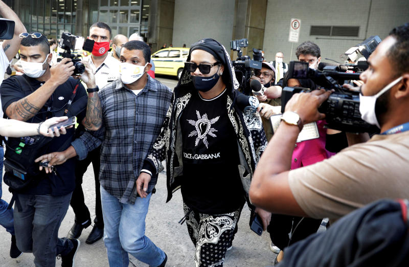 Ronaldinho immediately flies home to Brazil after being declared a free man [PHOTOS] : The standard Sports