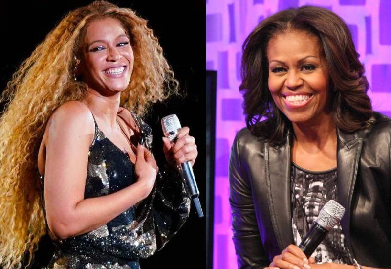 Michelle Obama presents Beyoncé with BET 2020 Humanitarian Award