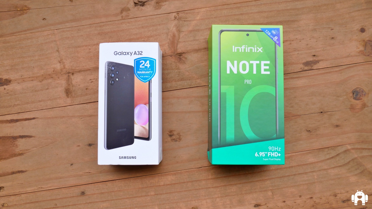 Infinix Note 10 Pro vs Samsung Galaxy A32