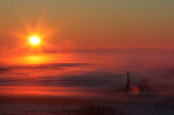 An oil field in eastern Siberia. Russia is the second-largest oil exporter in OPEC Plus, but analysts questioned its ability to increase production in the short term.