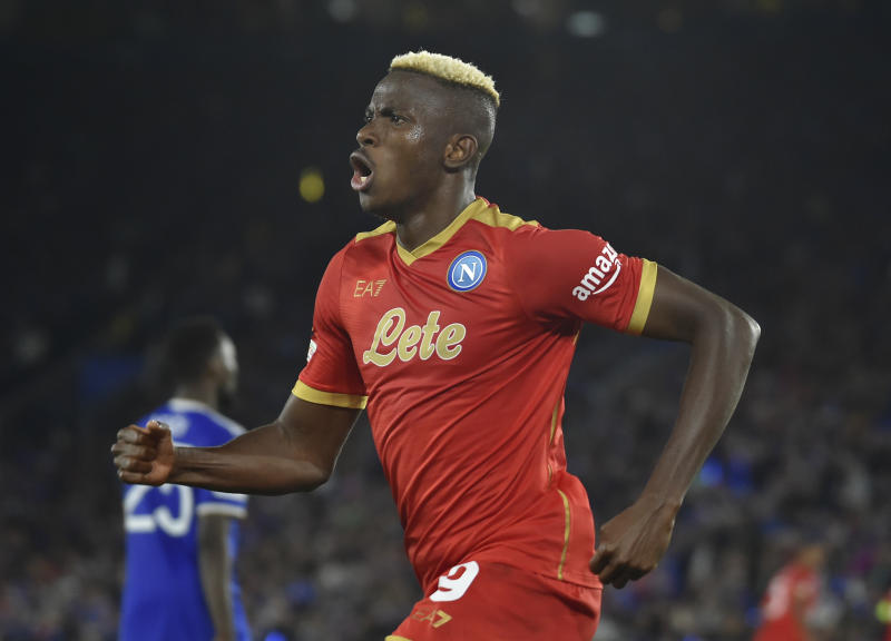 Napoli striker Osimhen 'available' for AFCON despite injury : The standard Sports