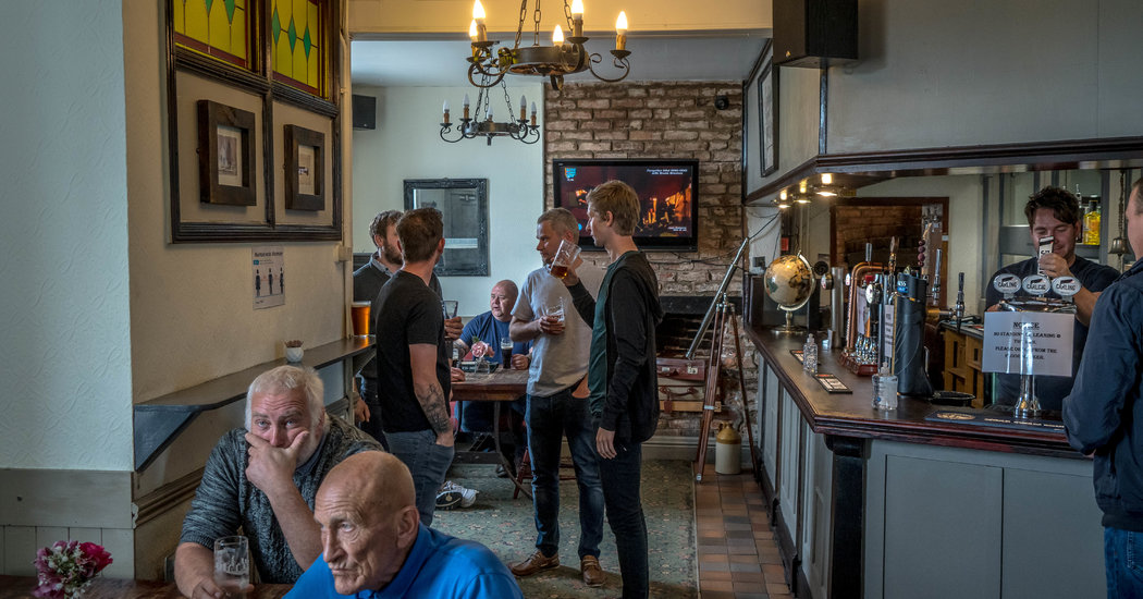English Pubs Reopen, Dividing a Border Town