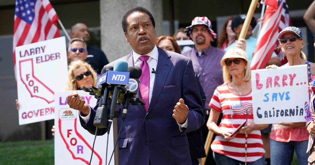 How Did Larry Elder Become a Front-Runner in California’s Governor Race?