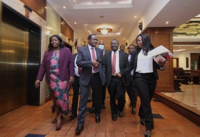 Finally Kalonzo Yield, Attends Azimio Running Mate Interview