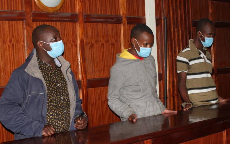 Judicary driver, two cleaners charged with TV theft