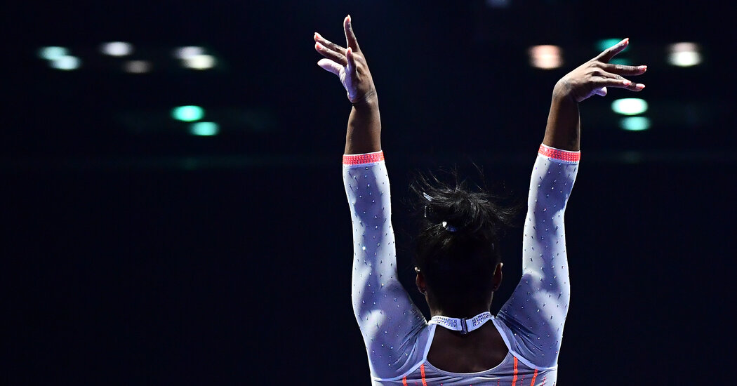Simone Biles Dials Up the Difficulty, ‘Because I Can’