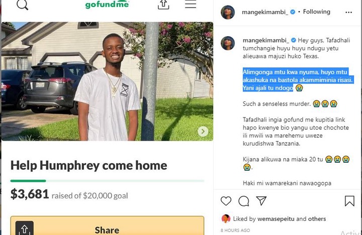 Africans In Diaspora: Tanzanian Man Sprayed With Bullets In The US After Causing Minor Accident
