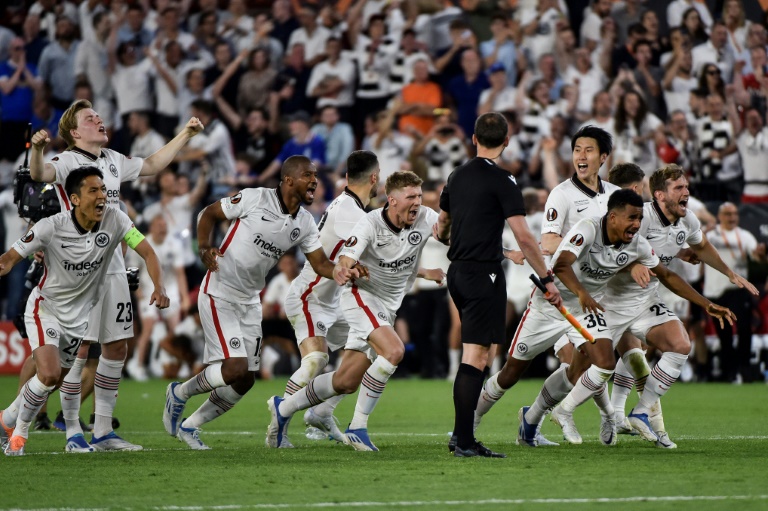 Eintracht Frankfurt beat Rangers on penalties to win Europa League