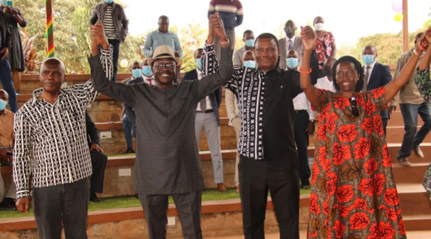 Muturi, Kituyi, Kibwana and Karua unveil 2022 alliance in Makueni » Capital News