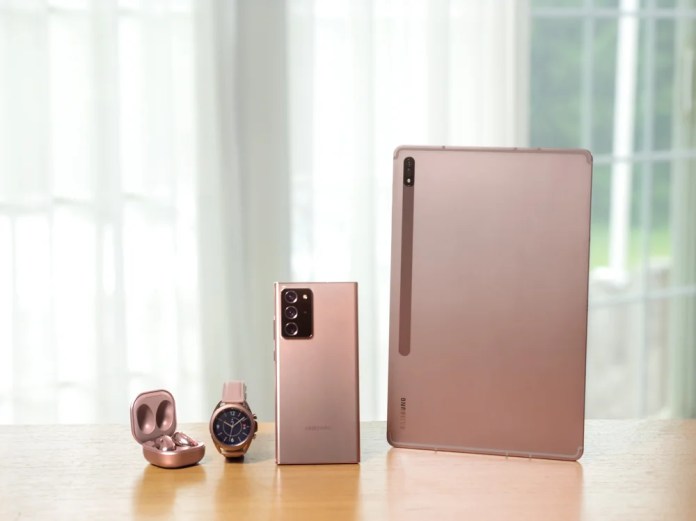 Samsung Galaxy Note 20 Ultra, Galaxy Buds Live, Galaxy Watch 3, Galaxy Tab S7+