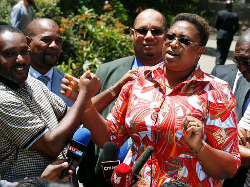 Followers of Aisha Jumwa and supporters of George Kithi and William Mtengo participated in fist clashes at Msabaha grounds in Malindi