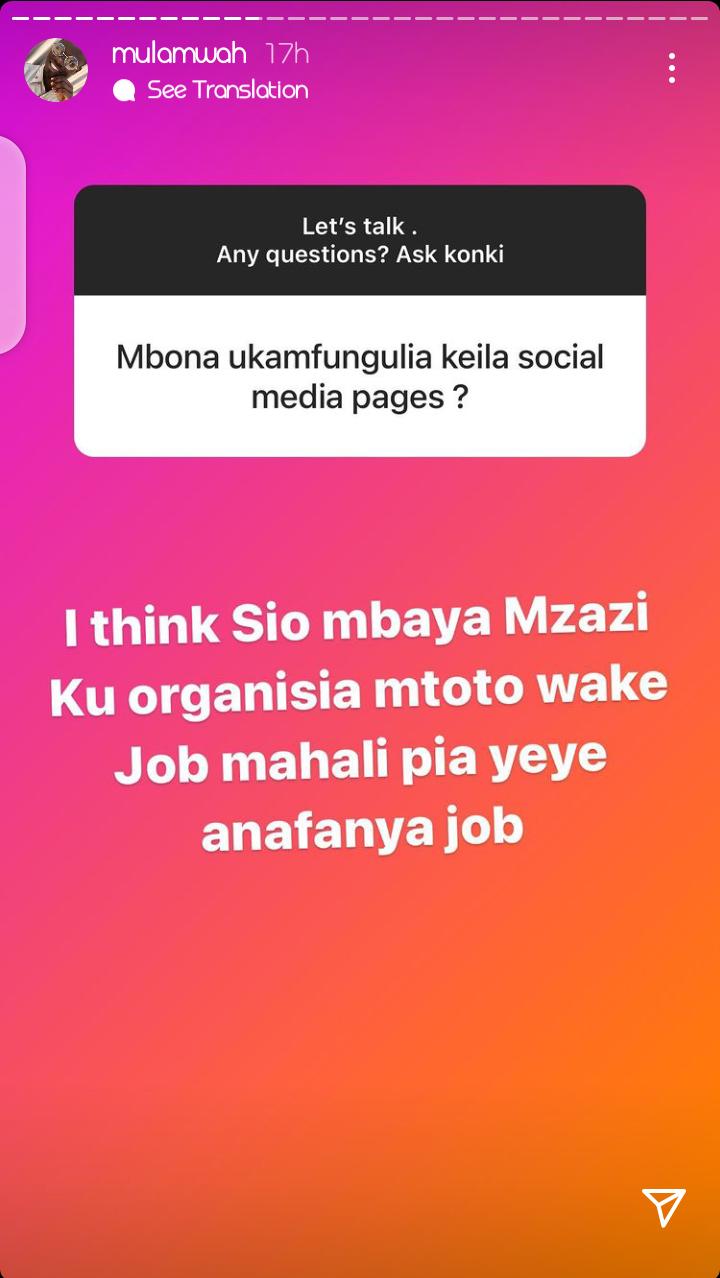 Mulamwah Explains Why He Opened Social Media Accounts For Newly Born Daughter