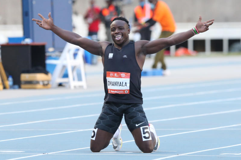 Ferdinand Omanyala explodes to season best : The standard Sports