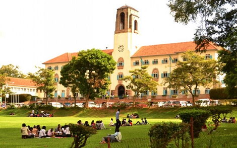 An image of Makerere University in Uganda.