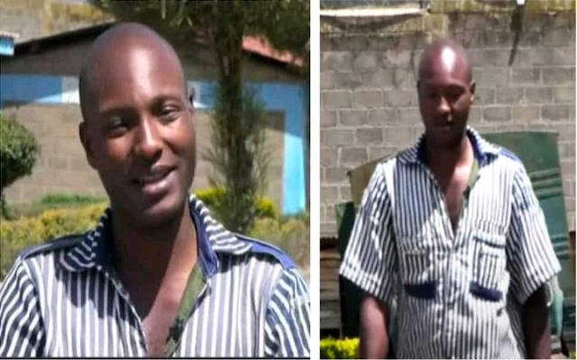 Mugithi artist Samuel Mathenge Mwaniki alias Sammy Boy photos in Prison