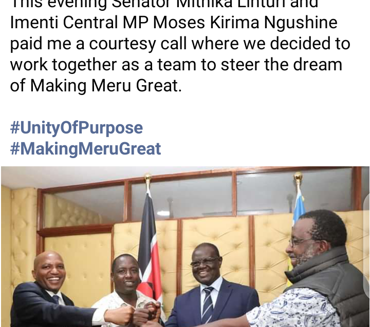 DP Ruto’s Ally Bolts Out Of Tangatanga? Details of Senator Linturi’s Meeting With Raila’s Ally Emerge