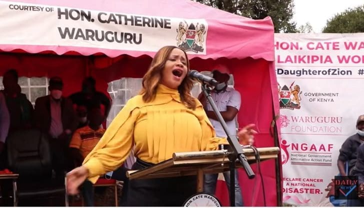 Firebrand Cate Waruguru officially joins DP Ruto’s UDA