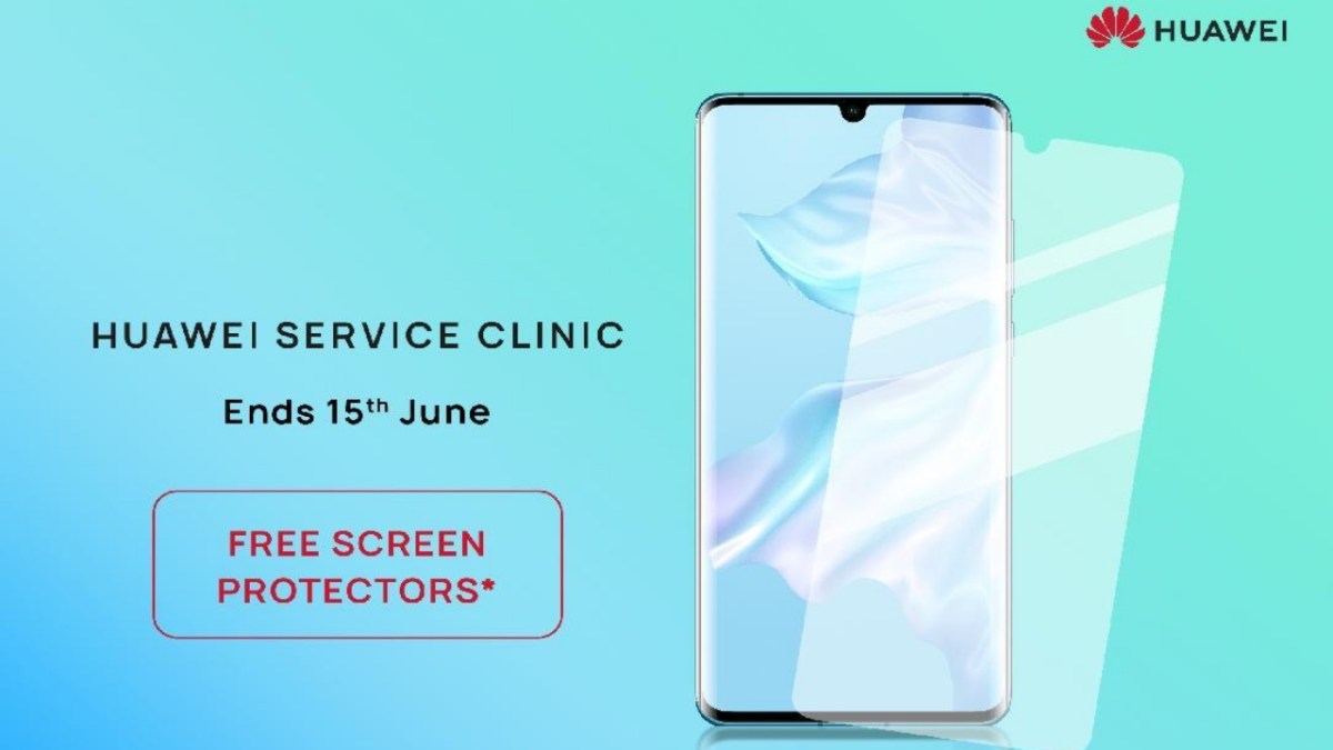 Huawei offering users of select smartphones free screen protectors in Nairobi