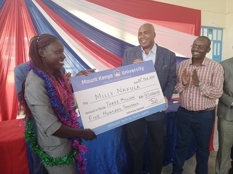 Joy as university offers mother Sh3.5m scholarship, new home