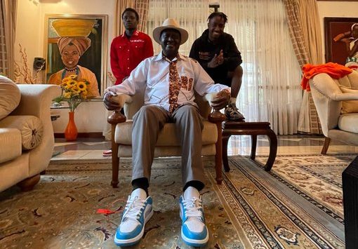 Meet Raila's Sneaker Vendor Stirring a Buzz