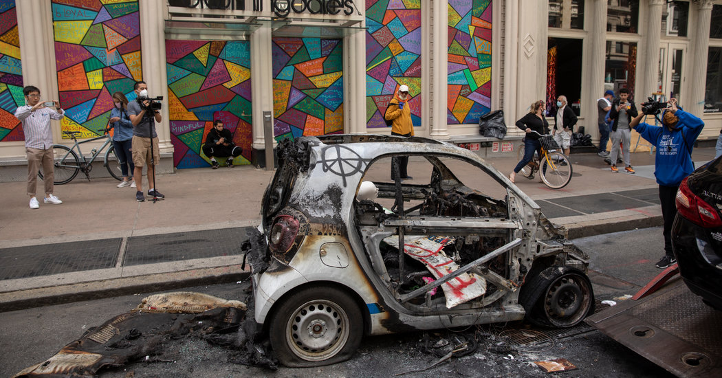 N.Y.C. Weighs Curfew After Fourth Night of Violence and Protests: Live Updates