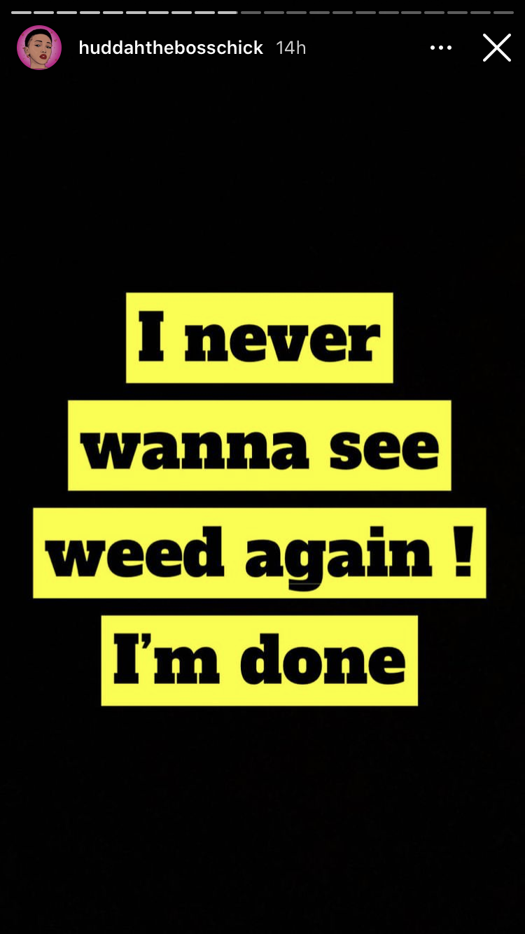 Bad girl gone good? Huddah finally gives up on smoking pot