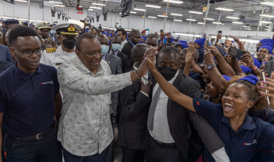 PHOTOS – President Uhuru Commissions MAS Intimates Kenya Factory