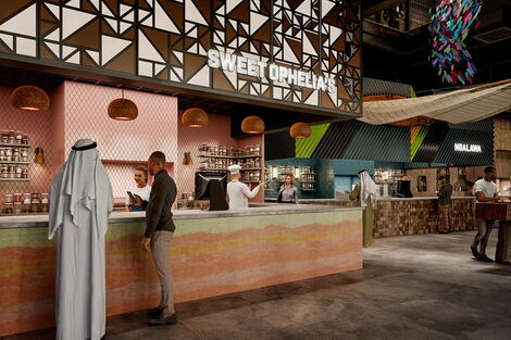 An image of Alkebulan, a restaurant based in Dubai, United Arab Emirates.