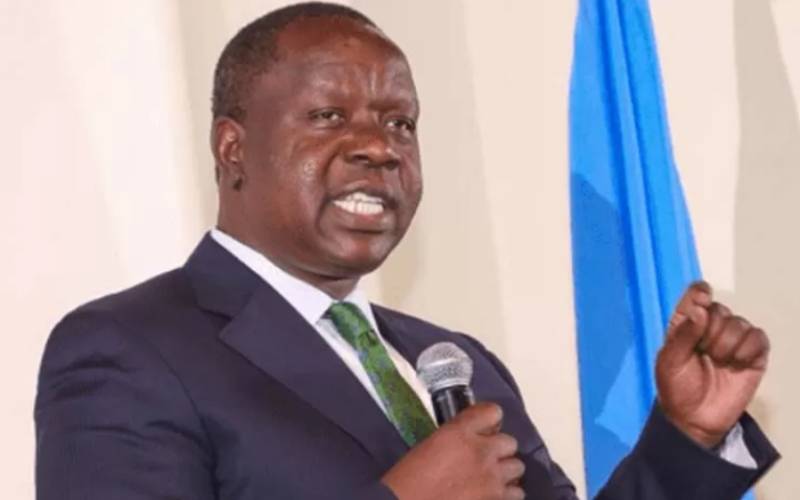 Tot high school principal was negligent, Matiang’i says following bandit attack