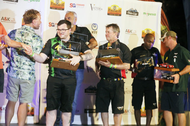 Pomp and colour as top drivers receive memorial awards at Classic Rally dinner in Watamu : The standard Sports