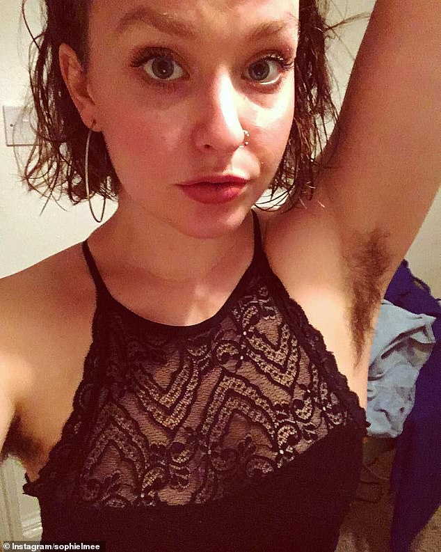 The campaign's supporters have been created with their captions - Londoner sophielmee wrote: #januhairy and all year long really #nye #2k19 #noshavenoshame