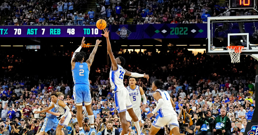 North Carolina Beats Duke Advancing to Title Game