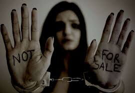 A depiction of human trafficking