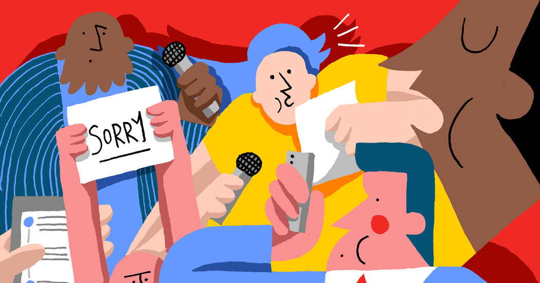 Opinion | He’s Sorry, She’s Sorry, Everybody Is Sorry. Does It Matter?