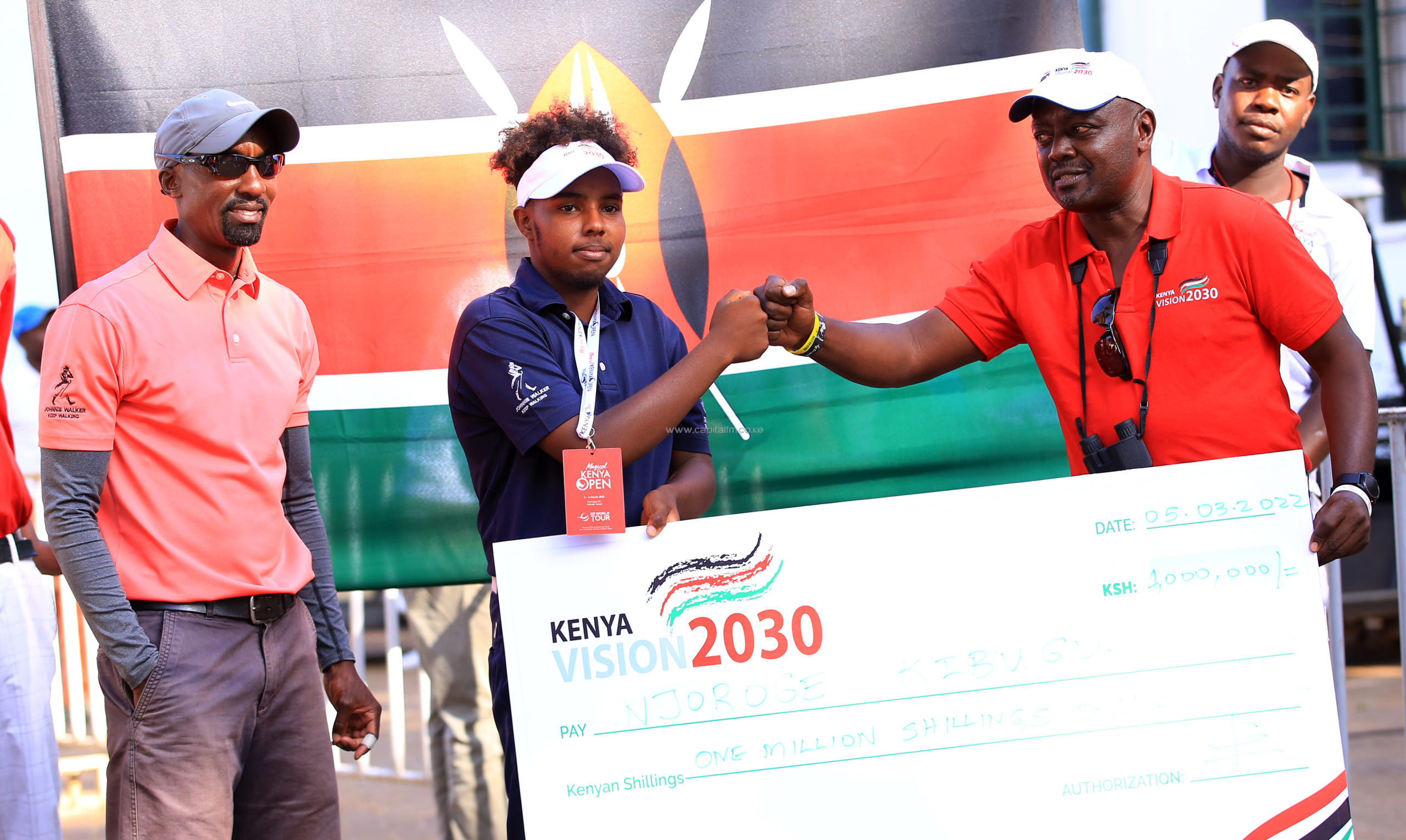 Young golfer Kibugu lands Ksh 1mn sponsorship from Kenya Vision 2030