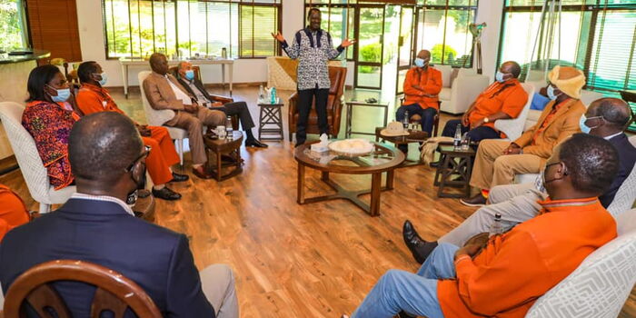 Details of Raila's Meeting with Mt. Kenya Elders at Karen Home