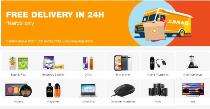 Nairobi consumers to enjoy free Jumia Deliveries for orders above KES 1000