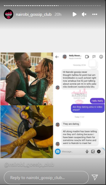Madini Classic's Wife Confirms Carrol Sonie Is Dating The Singer (Screenshot)