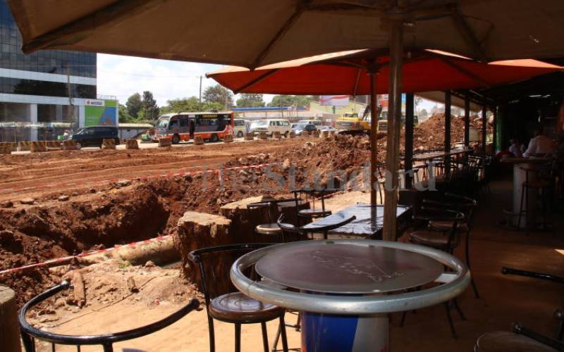Expressway construction spoils the party at Njuguna's Place