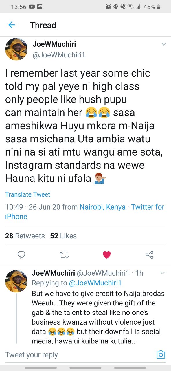 Joe Muchiri's brilliant satirical tweet exposes Kenyan women's greed