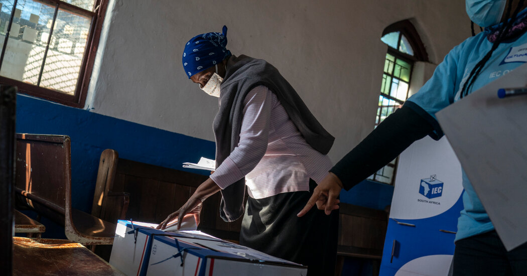 A.N.C. Suffers Worst Election Setback Since End of Apartheid