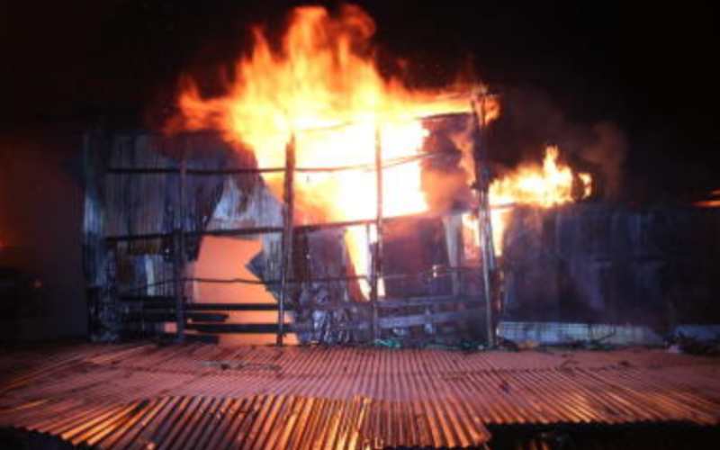 Property worth millions destroyed in latest Gikomba fire, police say