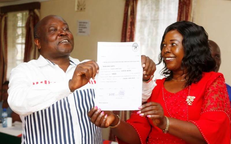 Nakuru Town West MP Samuel Arama was cleared by IEBC to defend his seat for a third term
