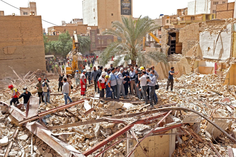 Iran building collapse feeds protest anger » Capital News