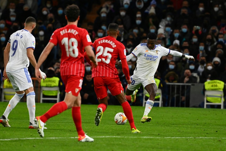 Vinicius stunner seals late Real Madrid victory over Sevilla