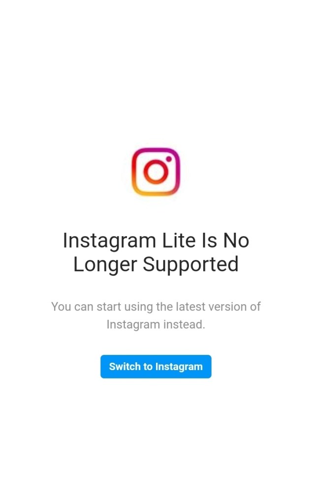 Instagram Lite discontinued - but why?